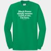 Unisex Long Sleeve Essential Tee - Jet Black Thumbnail